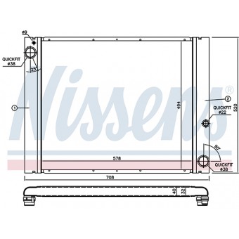 Motor Su Radyatörü L322